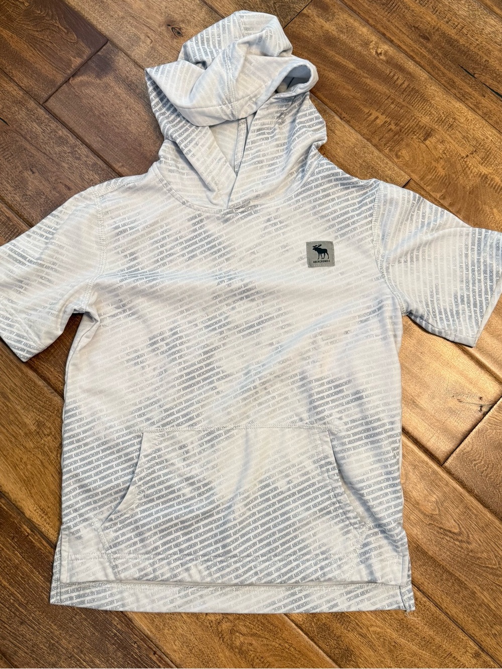 Abercrombie kids short sleeve hoodie size 7